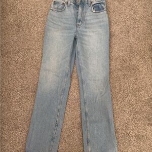 Abercrombie & Fitch Light Wash Straight-Leg Jeans